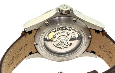 Pre-owned Bulova Accutron Kirkwood 63a100 Mens Brown Genuine Leather Automatic Round Watch