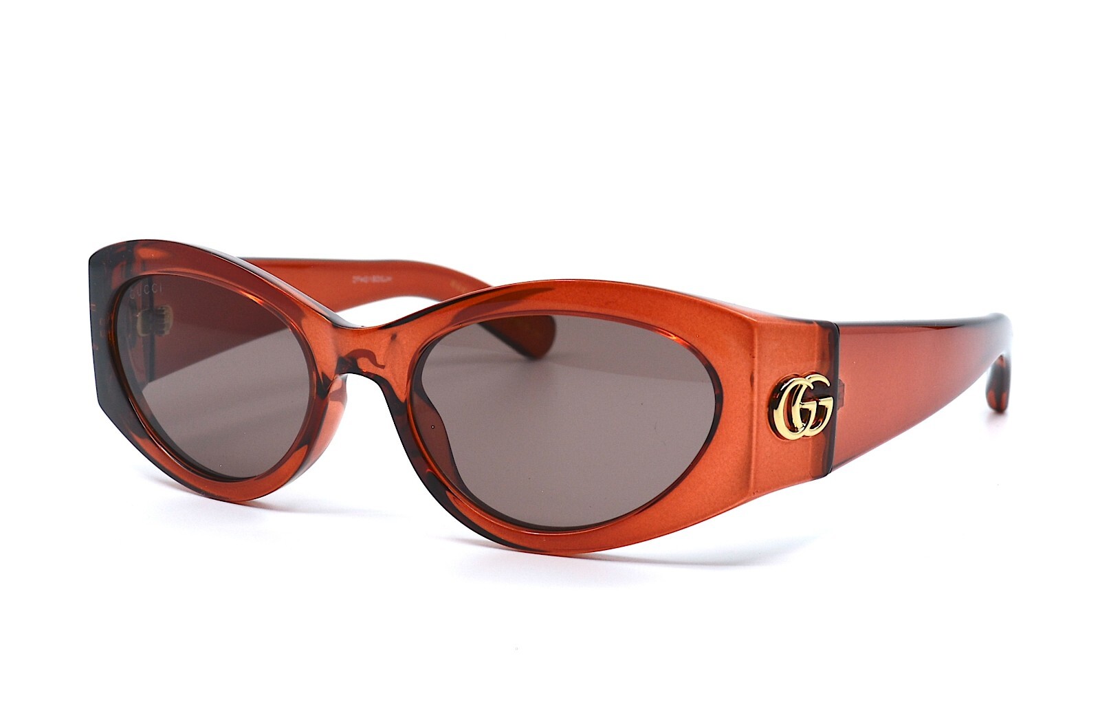 Pre-owned Gucci Gg1401s 003 Burgundy Brown Authentic Sunglasses 53-19