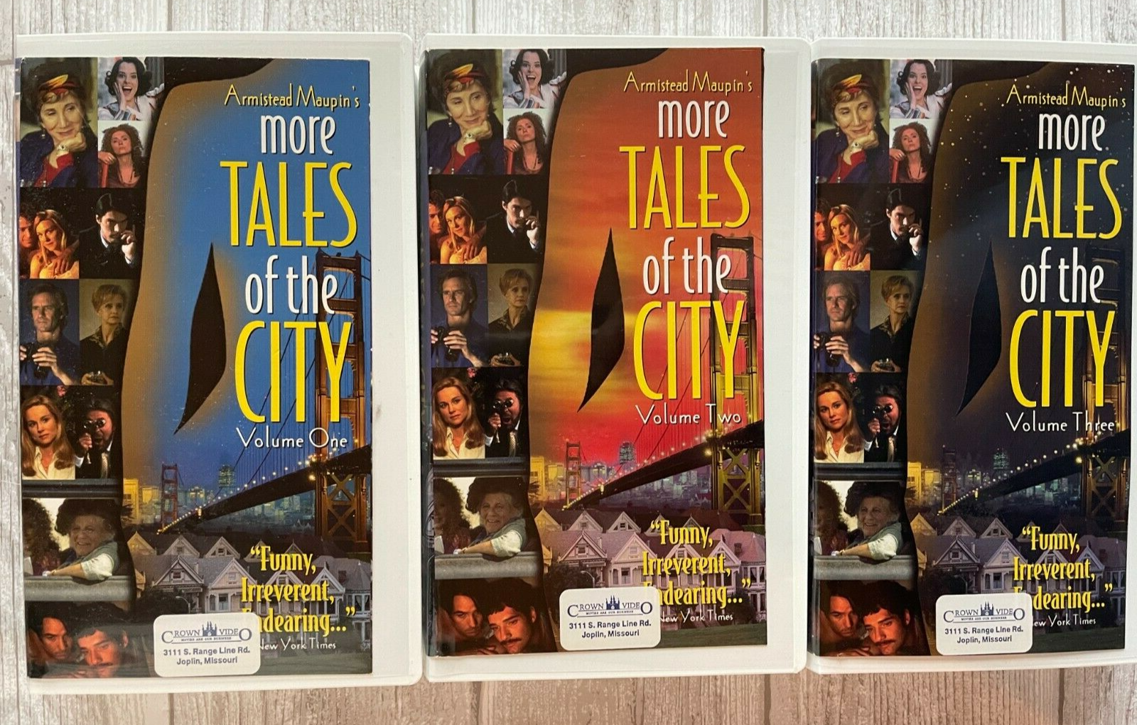 More Tales of the City 1-3 VHS Armistead Maupin Olympia