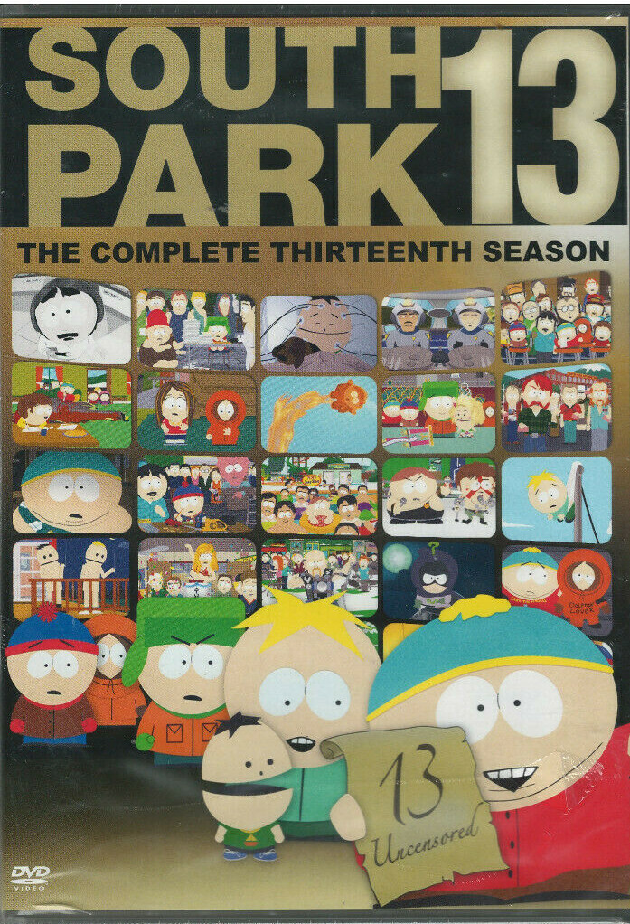 SOUTH PARK SEASON 13 (DVD, 2010, 3-Disc Set, Slim-Line