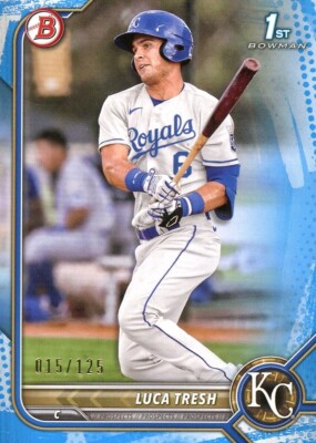 LUCA TRESH 2022 Bowman Prospects Blue #BP-136 (#15/125)