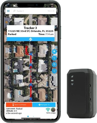 3.0 GPS Tracker 1 Month Battery 4G LTE for Vehicles and Assets Real Time GPS Tra