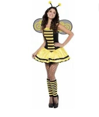 Bumble Beauty Adult Halloween Costume Sexy Bumblebee Bee Women’s Small 2-4￼