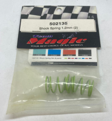 Team Magic Shock Spring 1.2mm (2) 502135 Vintage RC Radio Control Part NEW