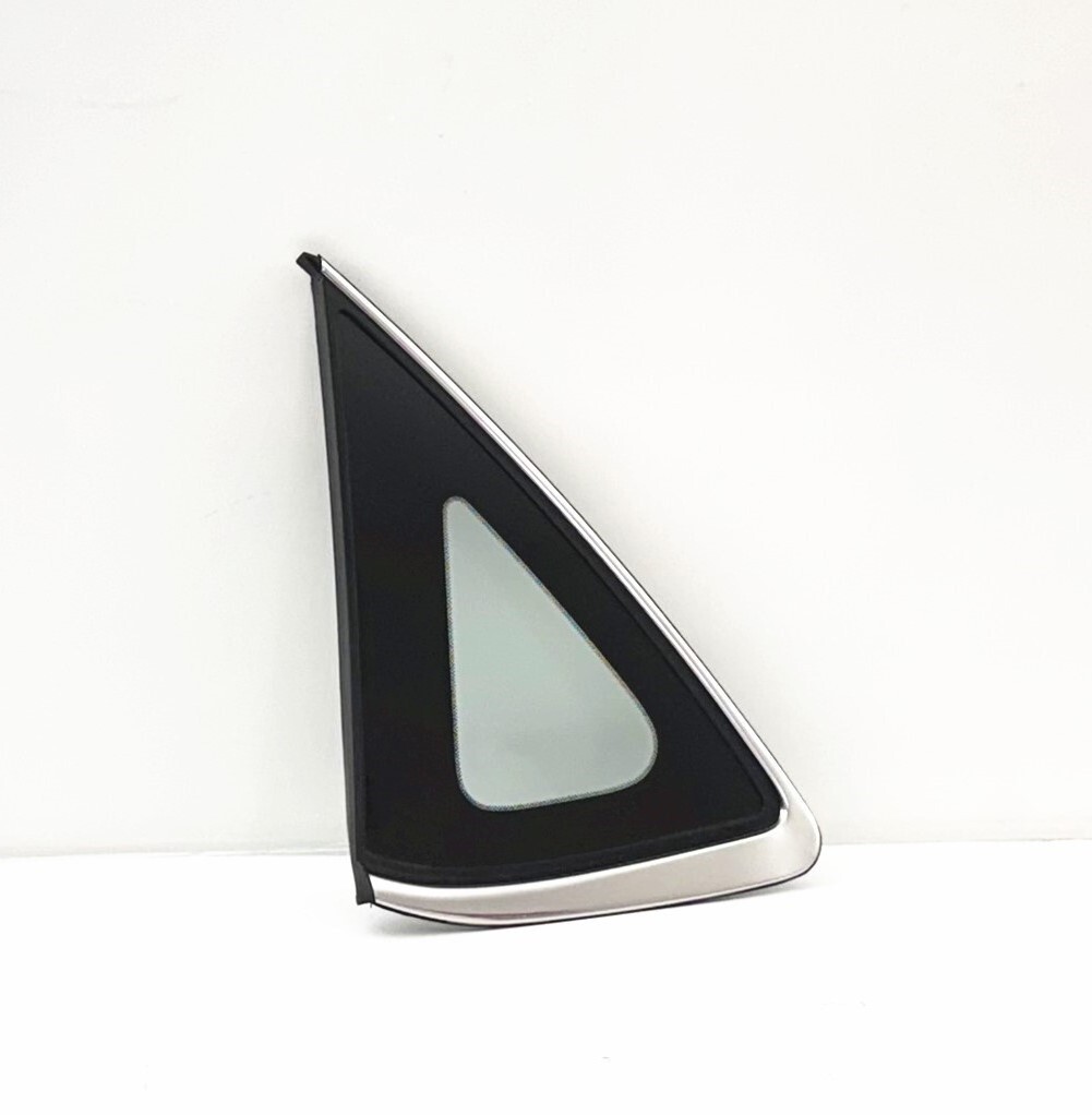Driver/Left Quarter Window Glass Chrome Moulding For 2013-2019 Nissan Sentra
