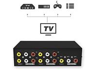 Brand New AV RCA Switch Box 4 in 1 out, MT-ViKI……