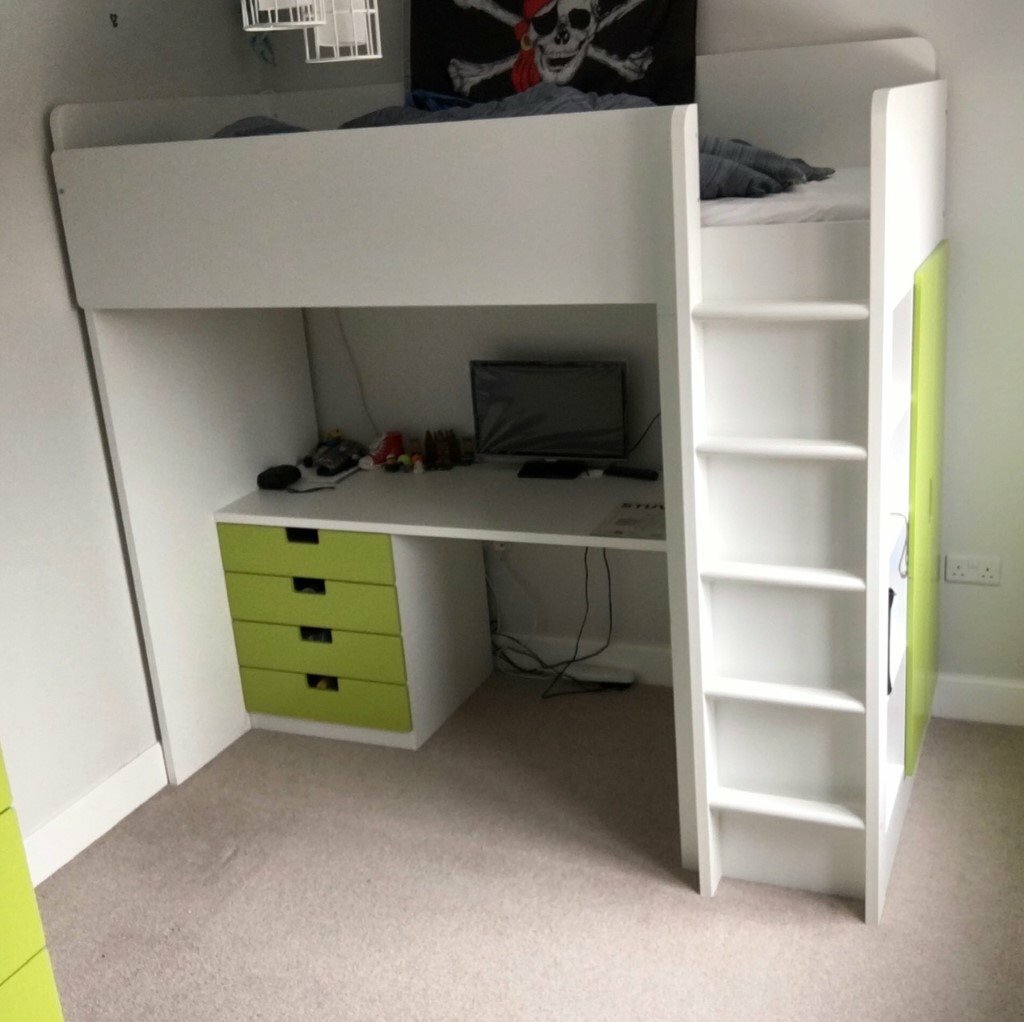 Childrens loft bed, desk & wardrobe combo in Derby, Derbyshire Gumtree
