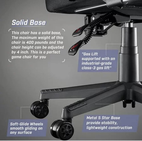 Ultimate 2022 Leather BOSSIN Gaming Chair: Big & Tall, Footrest, Support.