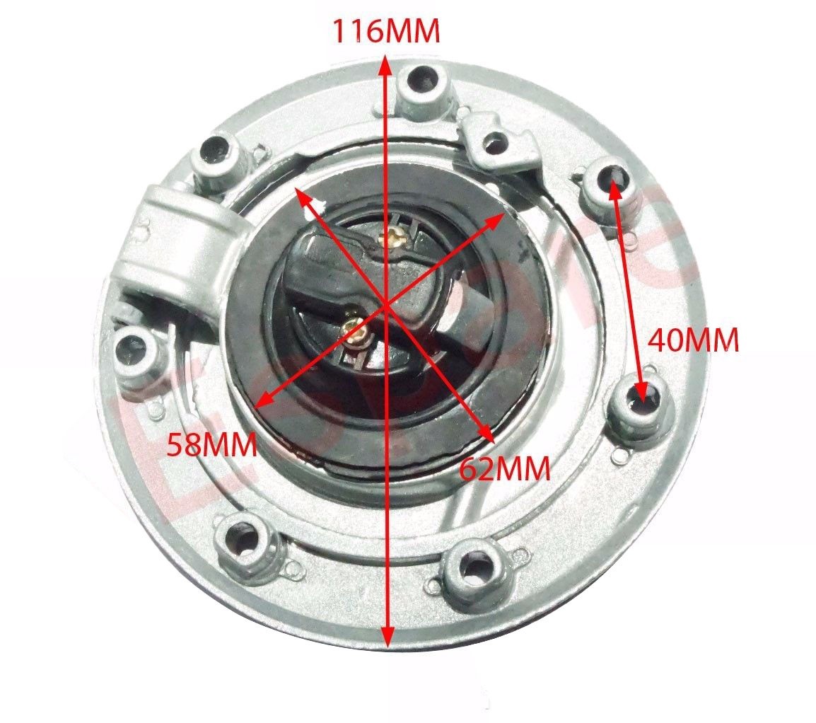 New Lockable Petrol Gas Fuel Tank Cap With Keys For Bajaj Pulsar