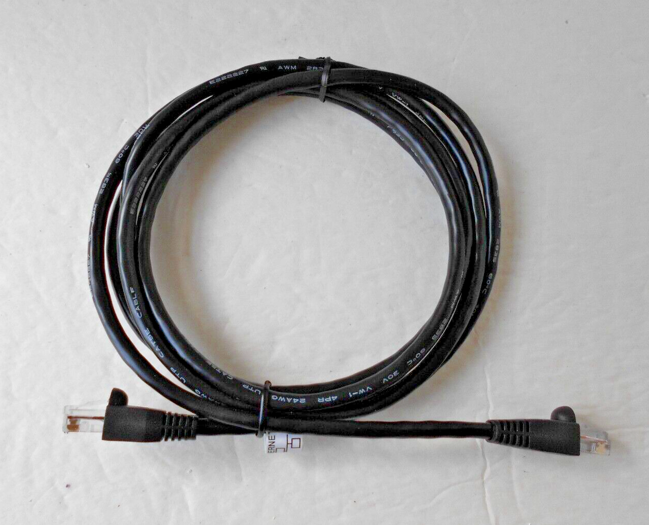 NEW E222227, ETHERNET CABLE AWM 2835 60°c 30V 26AWG VW-1 4PR CAT5E - 6 FT NEW E222227, ETHERNET CABLE AWM 2835 60°c 30V 26AWG VW-1 4PR CAT5E - 6 FT