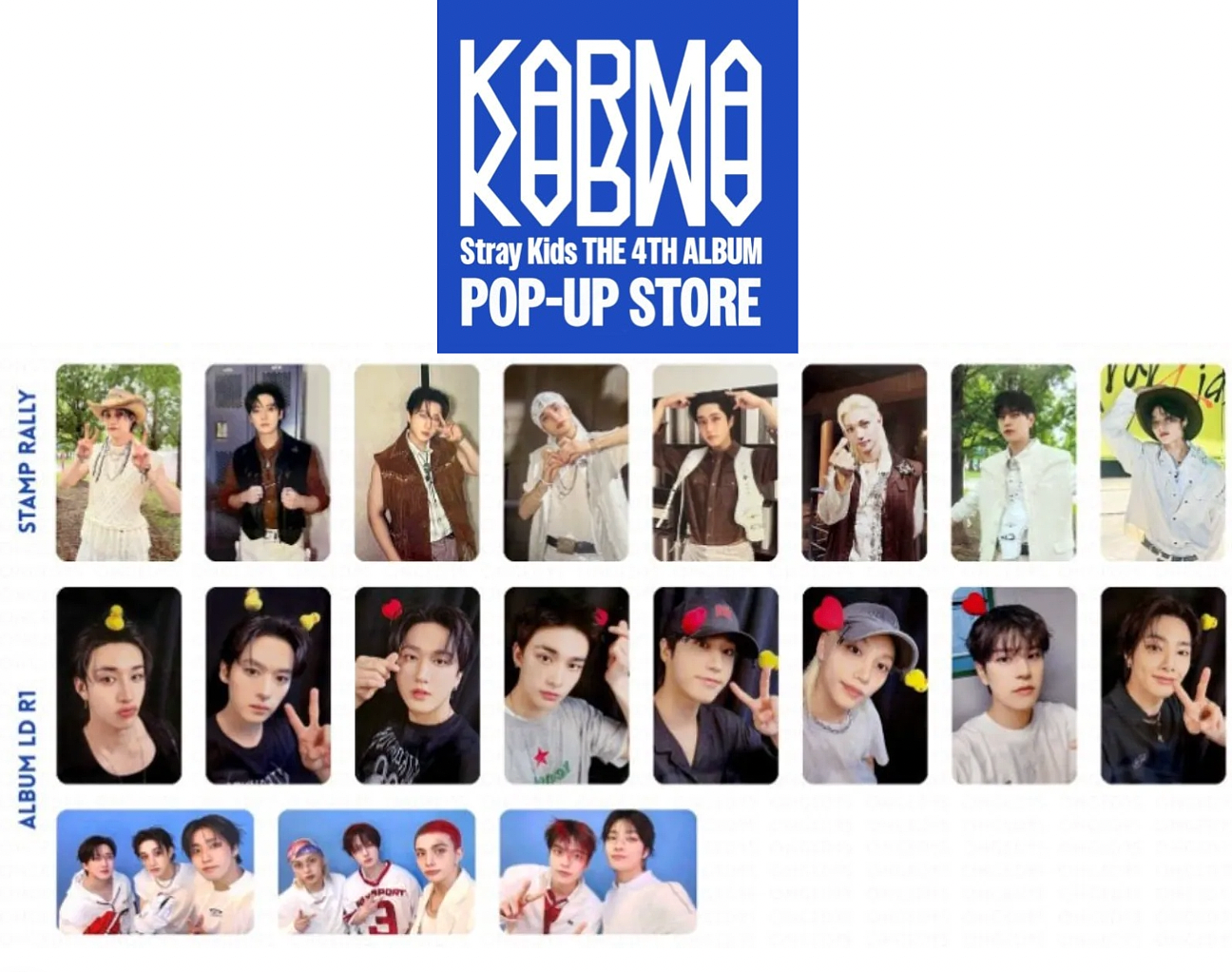 straykids KARMA ポップアップ トレカ イベント QR バンチャン Stray Kids KARMA POPUP QRコードトレカ バンチャン - メルカリ