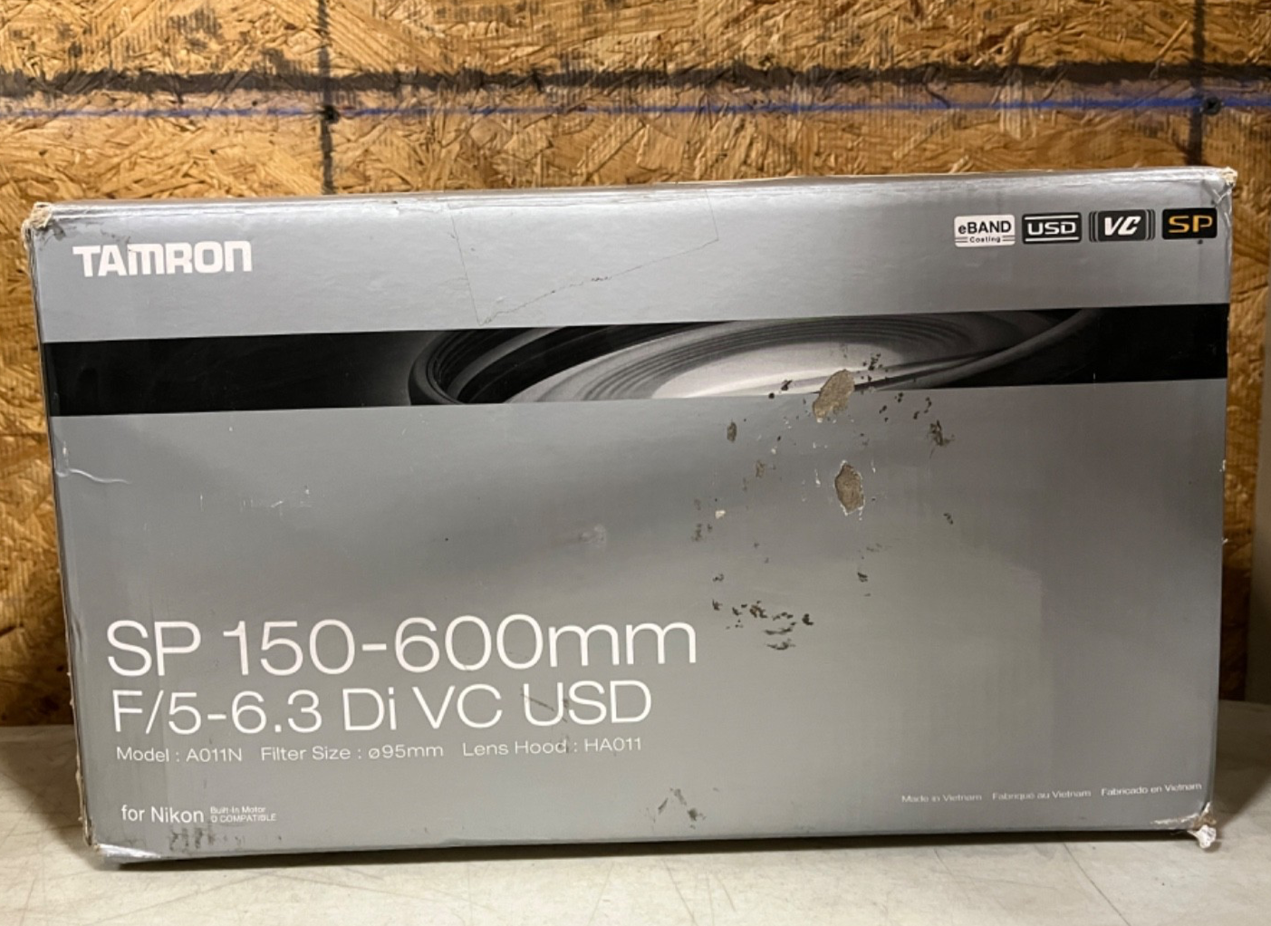 Tamron SP 150-600mm f/5-6.3 Di VC USD Lens for Nikon F
