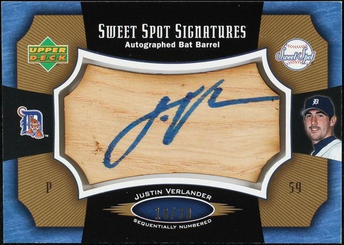 2005 Upper Deck Sweet Spot - Justin Verlander #SS-JV