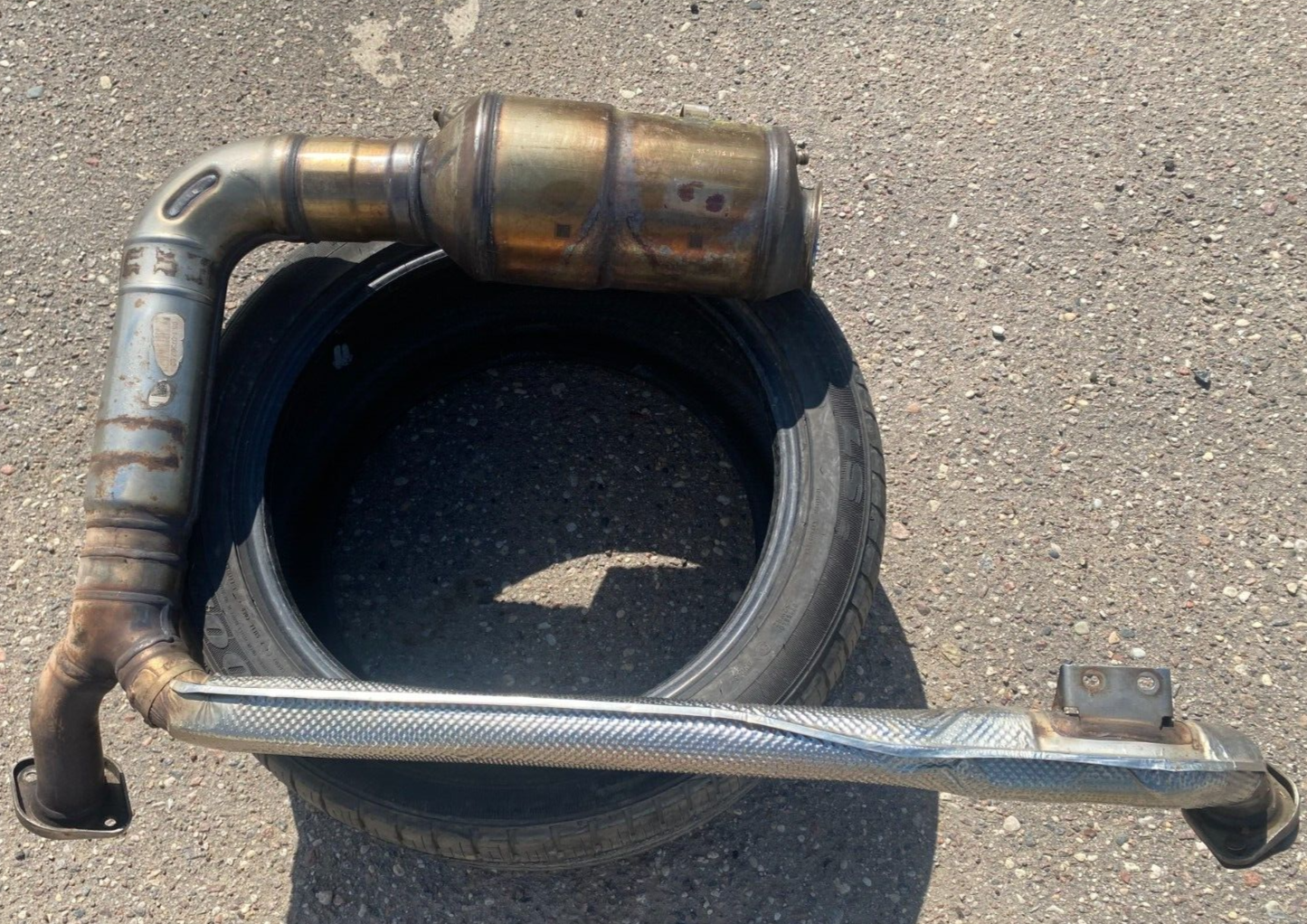 Porsche 718 982 Auspuff Schalldämpfer Katalysator Exhaust