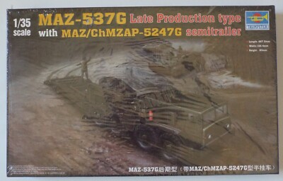 1/35 MAZ-537G Late Prod. Tank Transporter Trumpeter #00212 Shrink Wrapped MISB