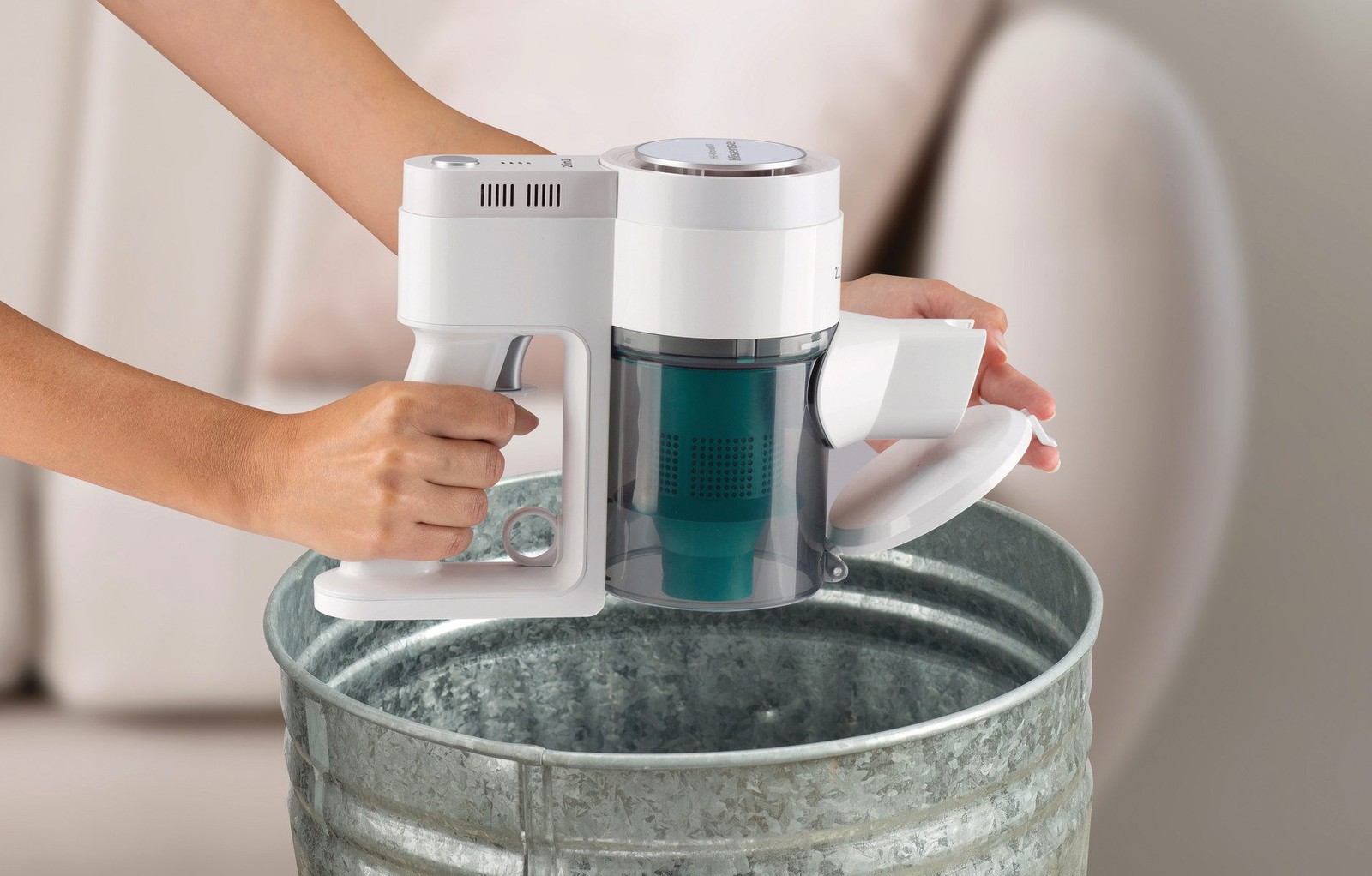 HISENSE HI-MOVE III Akku-Bodenstaubsauger HVC6133W EPA 10 Filtersystem B-WARE - Bild 5 von 5