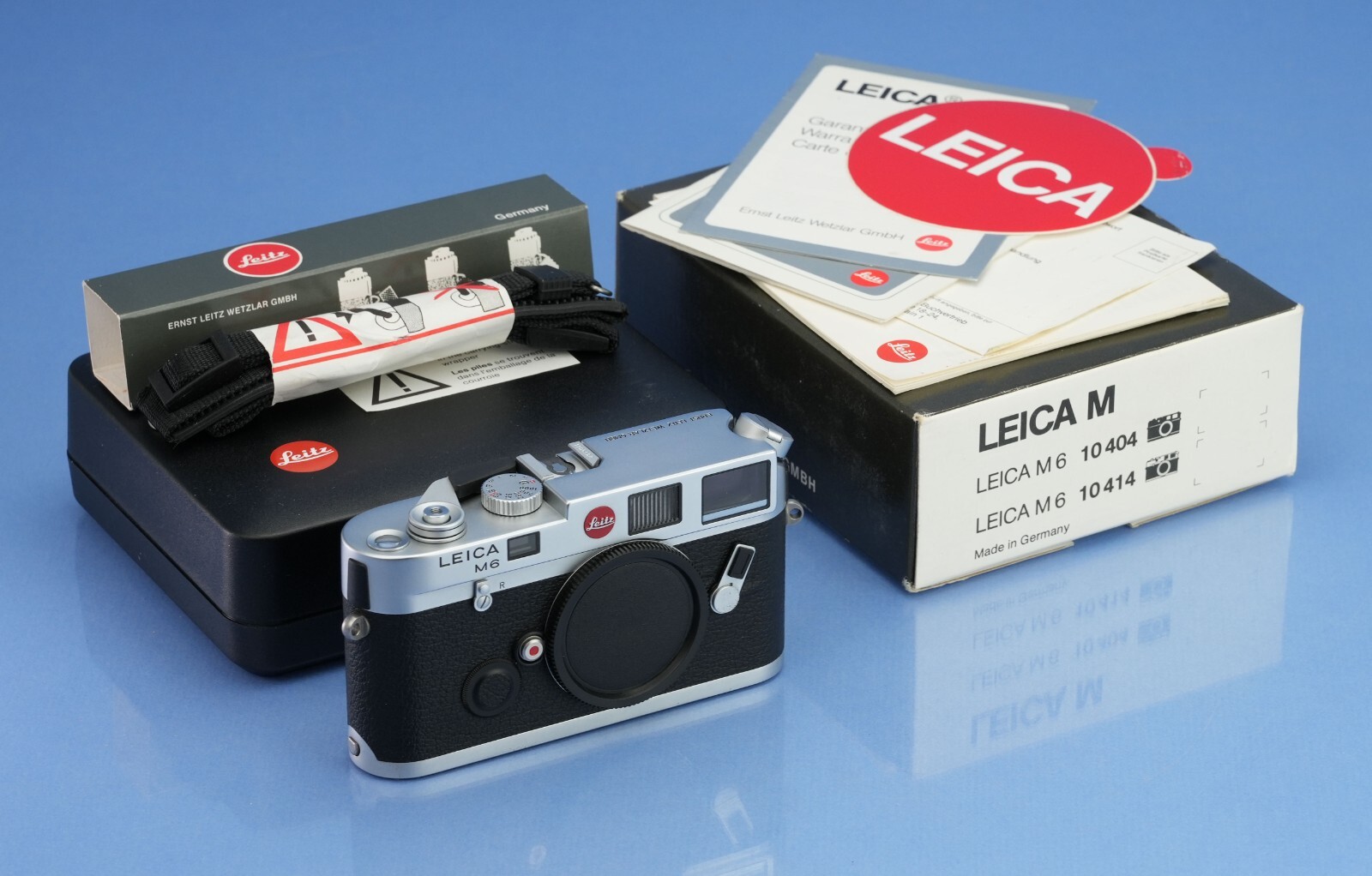 LEICA LEITZ M6 WETZLAR SILVER 10414 0.72 CHROME CAMERA BODY