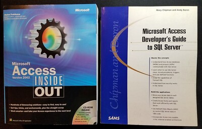 Microsoft Access Inside Out + Developer's Guide to SQL Server  - New
