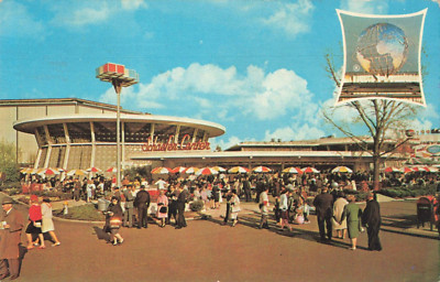 New York City NY, Schaefer Center Restaurant, World's Fair, Vintage Postcard