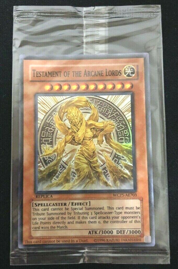 Yu-Gi-Oh Testament of the Arcane Lords WCPS-AE703 Super R Yu-Gi-Oh Testament of the Arcane Lords WCPS-AE703 Super R