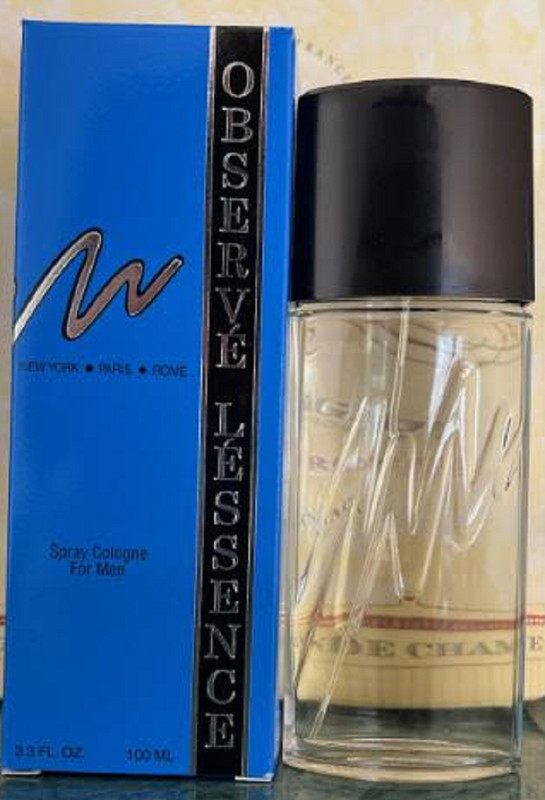 OBSERVE L'ESSENCE 3.3 Fl. Oz. Spray Cologne for Men New