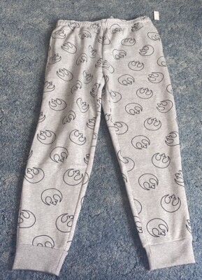 New Amazon Essentials Disney Star Wars Fleece Joggers Sweatpants. Sz Large/gray