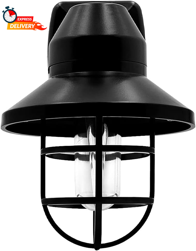 Decorative Vintage LED Night Light - Farmhouse Plug-In Wall Outlet Light, 3000K