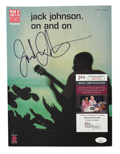 ジャック・ジョンソン直筆サイン入り超大型写真…Jack Johnson JACK JOHNSON SIGNED AUTOGRAPH 8X10 PHOTO - IN BETWEEN DREAMS