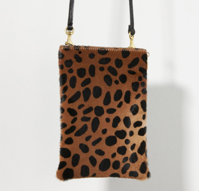 Anthropologie leopard tote cheap