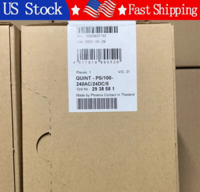 NEW Phoenix Contact 2938581 QUINT-PS-100-240AC/24DC/5 modules  Fast delivery