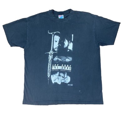 Vintage 1994 Ice Cube Lethal Injection Album T-shirt Size XL Winterland Rap Tee