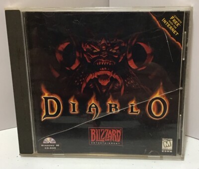 Diablo 1 For Windows 95 VINTAGE PC CD-ROM Blizzard Video Game in Jewel Case