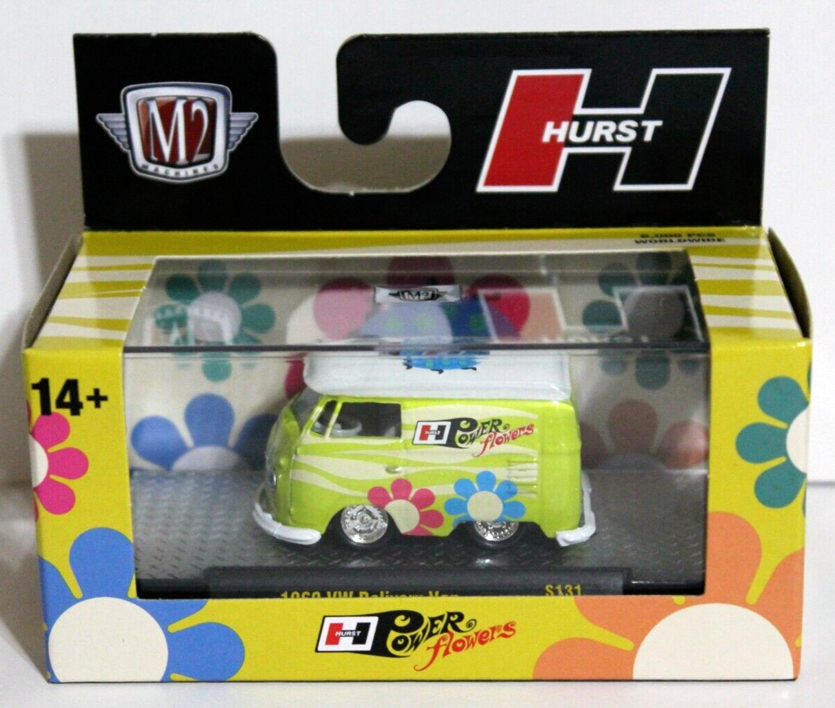 M2 Machines Hurst Power Flowers 1960 VW DELIVERY VAN ~ S131