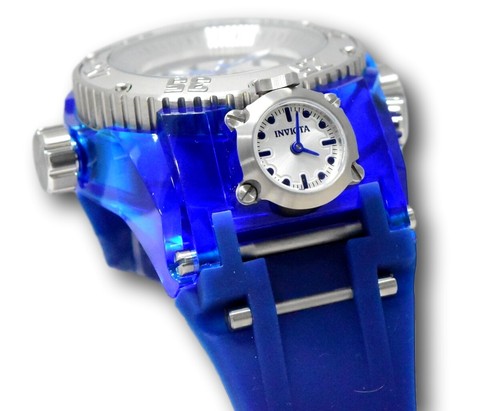Pre-owned Invicta Bolt Zeus Magnum Shutter Men's 52mm Dual Time Chronograph Watch 43108