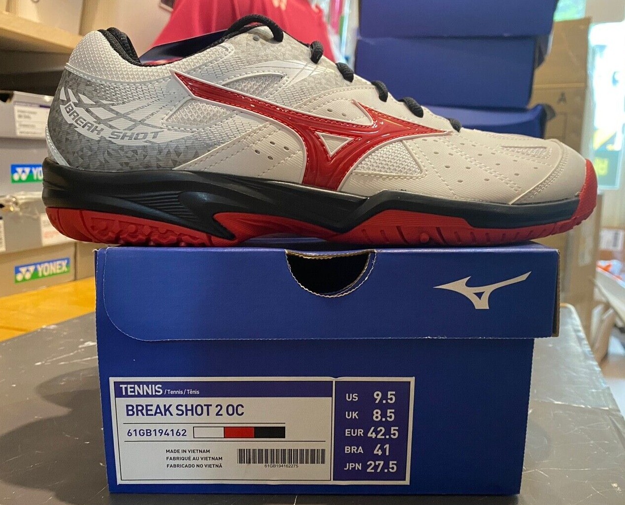 Mizuno Break Shot 2 OC Men's Tennis Shoes Sports [US:9.5/275