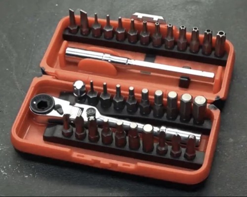 ICON Locking Flex Head Ratchet and Bit Set 35 Piece - Rare