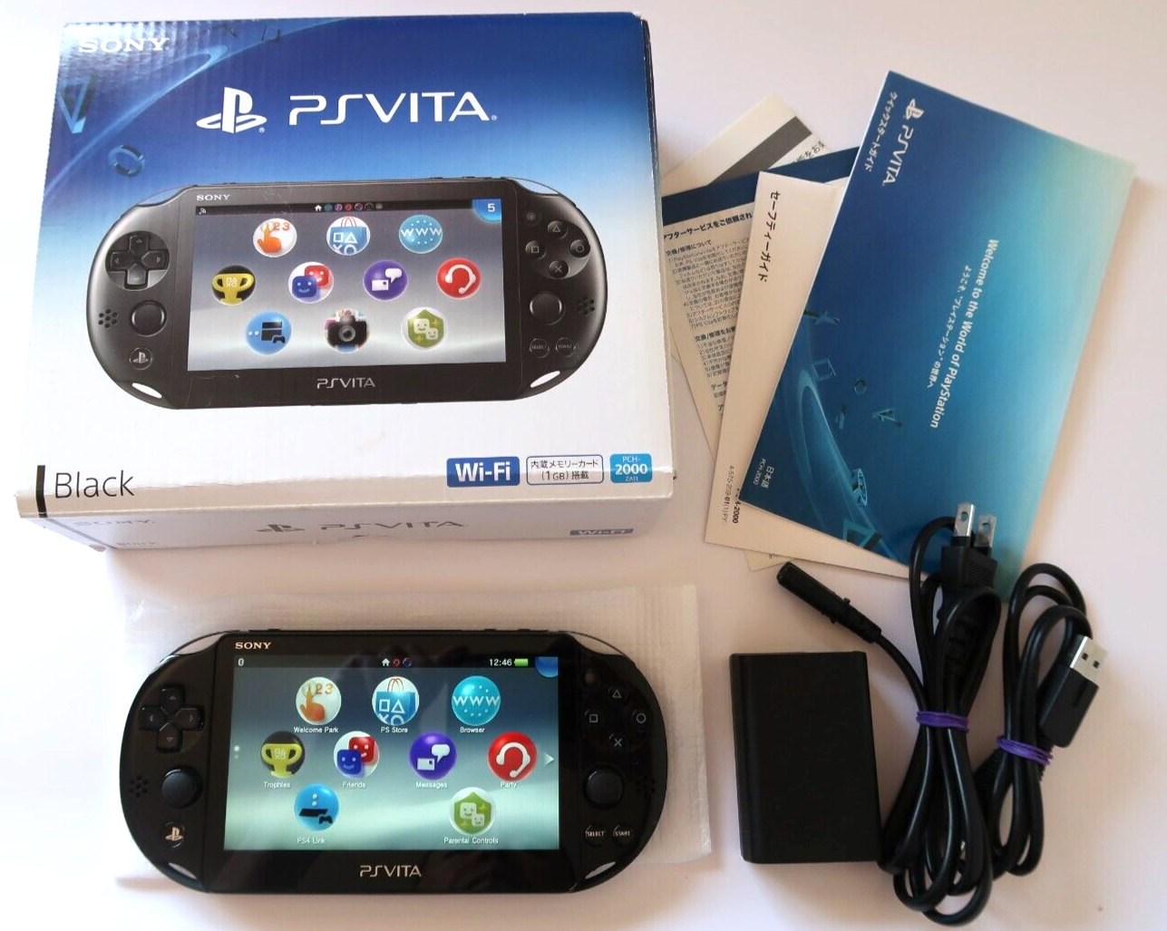 SONY PS Vita PCH-2000 ZA11 Black Console Wi-Fi model JAPAN SONY PS Vita PCH-2000 ZA11 Black Console Wi-Fi model JAPAN