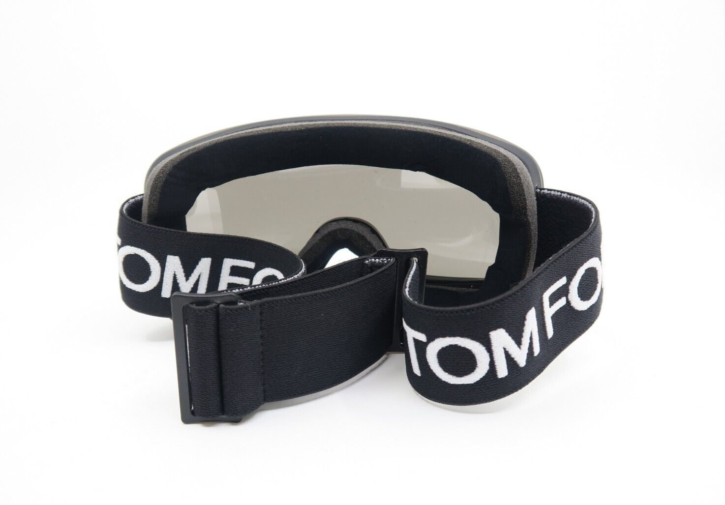 Pre-owned Tom Ford Tf1124 001c Ski Goggles Interchangeable Grey/bronze Photochromic Mask In Grey And Replacement Bronze.