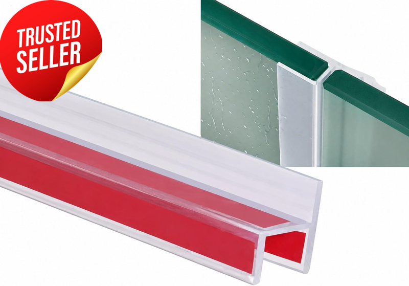 Shower Door Seal H Type 10mm 2M Frameless Clear