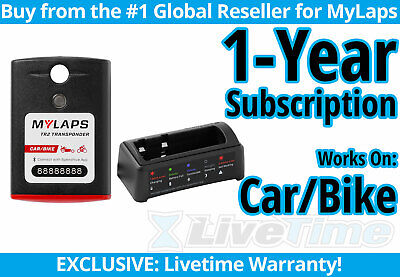 MyLaps TR2 Car/Bike Rechargeable Transponder w/ 1-year Subscription