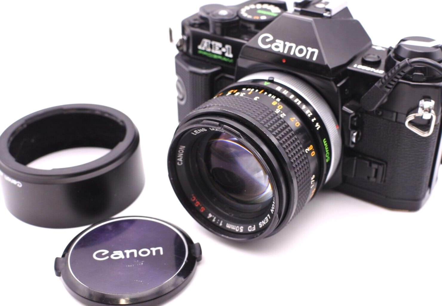Mint] Canon AE-1 Program 35mm SLR Camera 50mm F1.4 Lens Japan #264