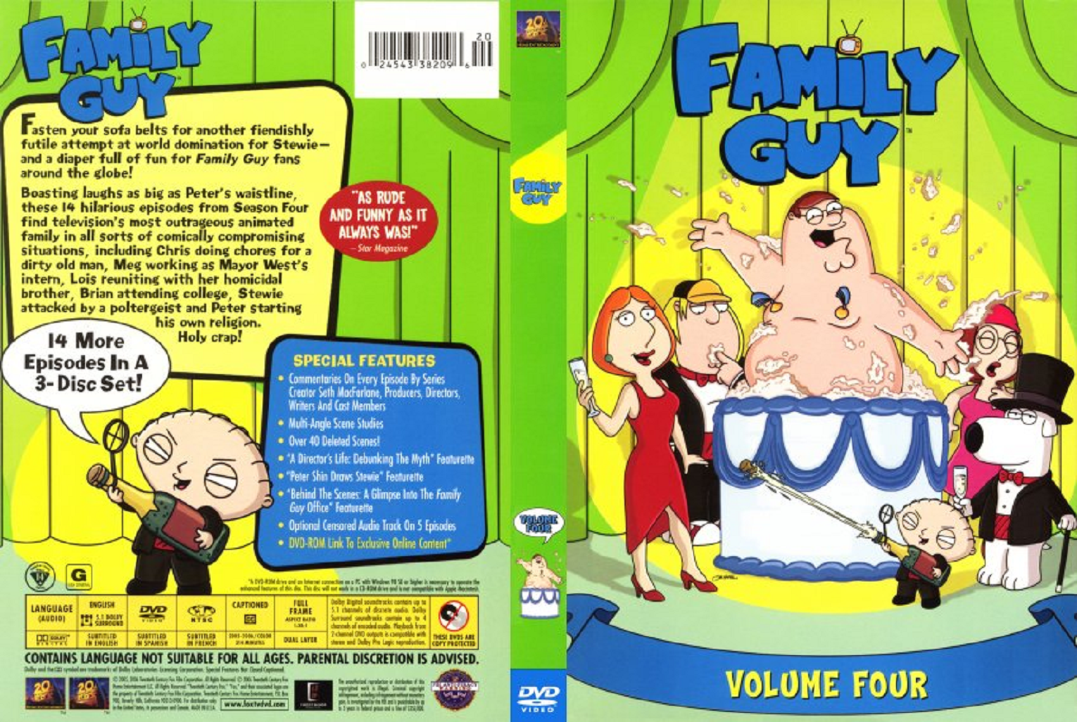 Family Guy Volume 4: Season 4 DVD 24543382096| eBay