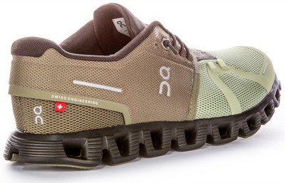 Pre-owned On Running Cloud 5 Reflective Shell Cloudtec Mens Sneaker Olivegreen Us 6 -13