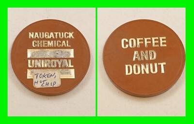 Vintage Naugatuck Chemical Uniroyal Token Hot Chip Poker Chip