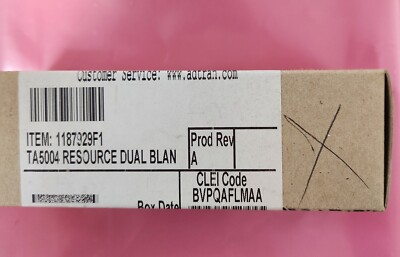 ADTRAN 1187929F1 , ADTRAN TA5004 RESOURCE-2 - NEW
