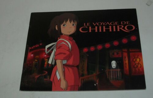 LE VOYAGE de CHIHIRO PROMO MOVIE PRESSBOOK ANIMATED 2002 