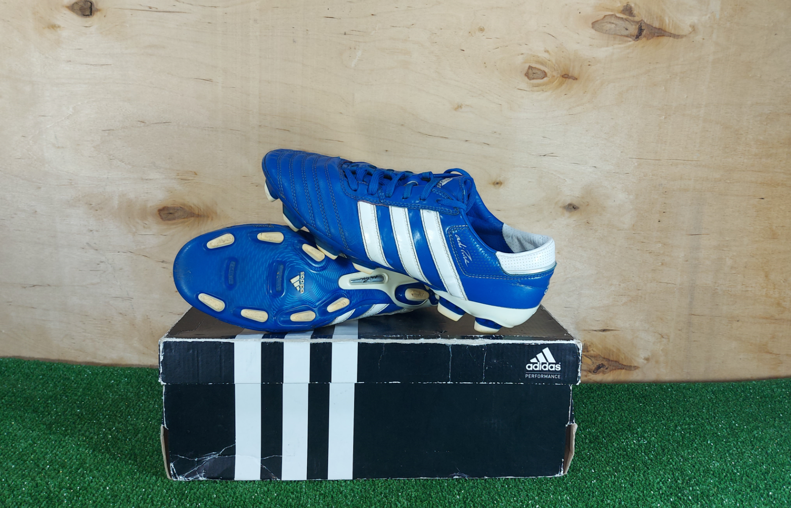 Adidas AdiPure III FG Elit G12681 Blue boots Cleats mens