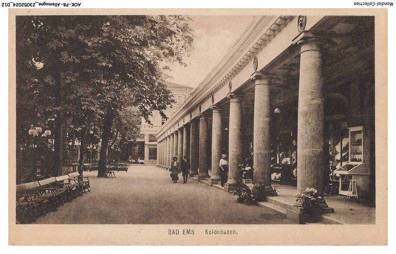 Aokp8-0617-Allemagne - Bad Ems - Kolonnaden