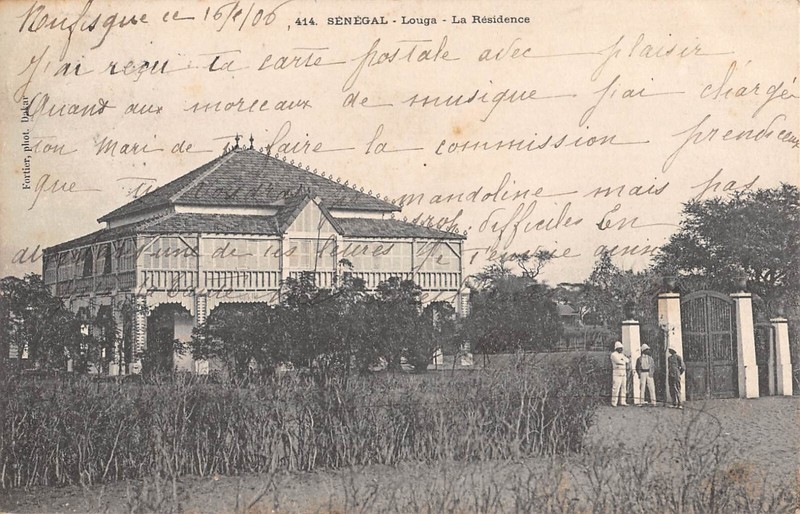 Cpa Senegal Louga La Residence