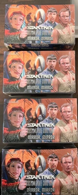 Exclusive! Star Trek Ccg 1e Mirror, Mirror Factory Sealed Booster Box 